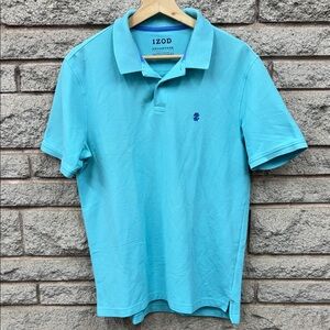 Izod Men's Aqua Polo Shirt
